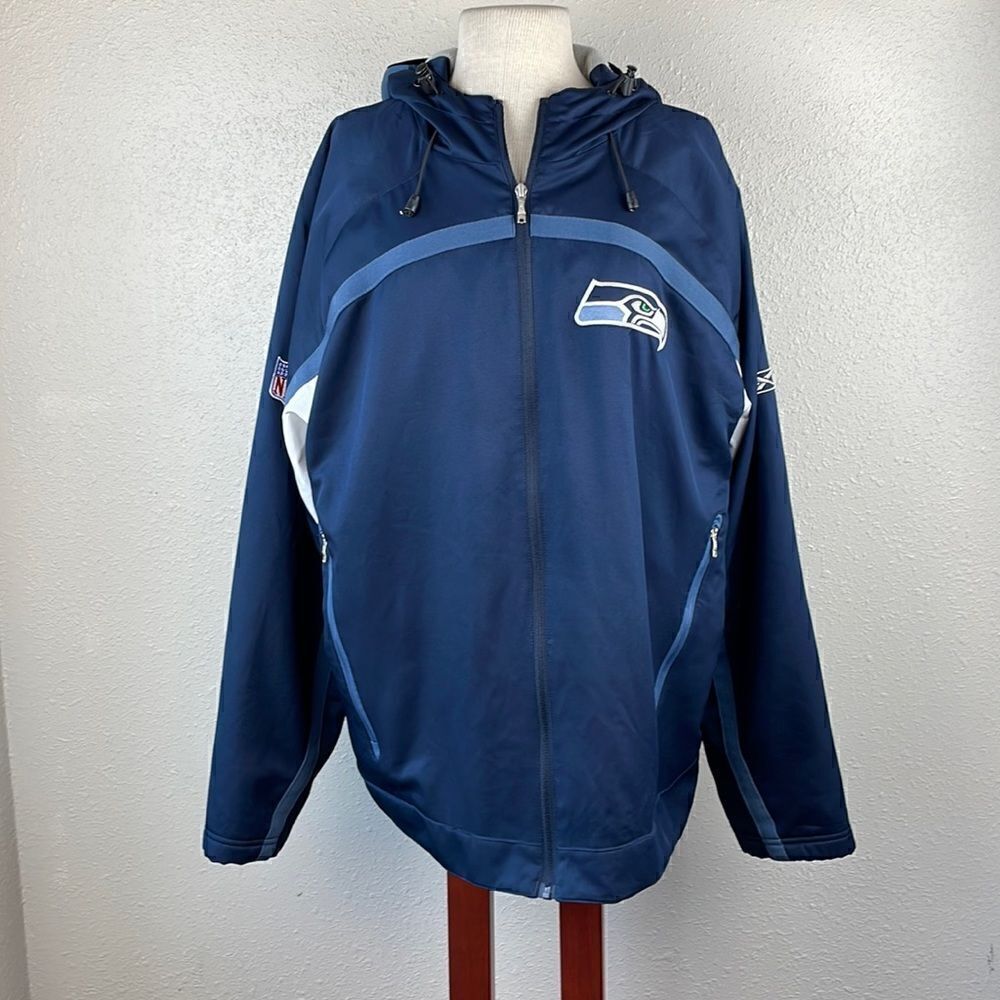 NFL Seattle Seahawks Full Zip Jacket Size L EUC